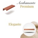 Ver imagem 2 de Kit 10 Puxador Port Gavet Móveis Cozinha Drop Alumínio 125mm - Cobre