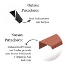 Ver imagem 4 de Kit 10 Puxador Port Gavet Móveis Cozinha Drop Alumínio 125mm - Cobre
