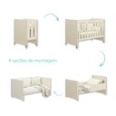 Ver imagem 2 de Berço Americano 4 em 1 Evolution Reller + 02 Colchões - Areia