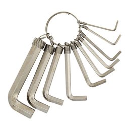Jogo de Chaves Allen Western 1,5 a 10 Mm com 10 Pecas - 1