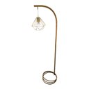 Ver imagem 4 de Luminária de Chão Milão Cúpula Diamante Metal Abajur Piso Moderno:dourado