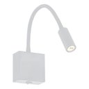 Ver imagem 1 de Arandela de Cabeceira Leitura Flexível Flexus Branca Led 3w 3000k Bivolt