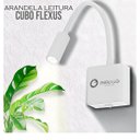 Ver imagem 3 de Arandela de Cabeceira Leitura Flexível Flexus Branca Led 3w 3000k Bivolt