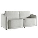 Ver imagem 1 de Sofá Cama Modulado Retrátil e Reclinável Decorativo Varsóvia 176cm Bouclê Cinza G33 - Gran Belo