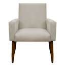 Ver imagem 2 de Kit 2 Poltronas Decorativa Nina Cadeira Escritório Brunaldi:bege