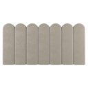 Ver mais imagens de Painel Cabeceira Cama Box Solteiro Lana 100cm Suede Bege - Desk Design