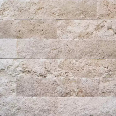 Pedra Natural Travertino Rockface 7,5x20,3 - 1m²