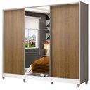 Ver imagem 1 de Guarda Roupa Juvenil Mdf Madesa Com Espelho Branco Rustic