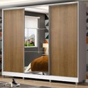 Ver imagem 7 de Guarda Roupa Juvenil Mdf Madesa Com Espelho Branco Rustic