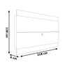Painel Para TV Wall/Limit 2.2 Branco – MóveisAqui - 3