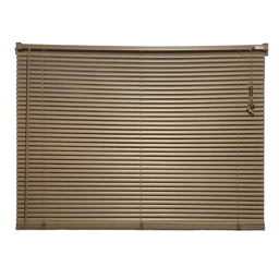 Persiana Horizontal Pvc Block Café 160 (l) X 160 (a) Cm Lâminas Alta Cobertura e Kit de Instalação - 2
