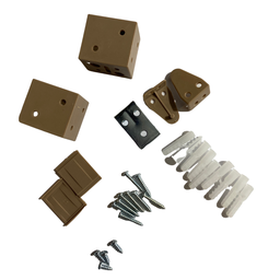 Persiana Horizontal Pvc Block Café 160 (l) X 160 (a) Cm Lâminas Alta Cobertura e Kit de Instalação - 7