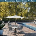 Ver imagem 5 de Kit 4 Cadeiras Empilhável com Braço Pipa Maresias Fratini 96 Cm Altura Alumínio e Assento Tela