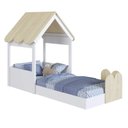 Ver imagem 5 de Cama Infantil Montessoriana em Forma de Casinha sem Colchão Ccm040 Completa Móveis
