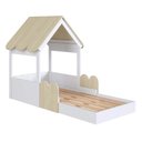 Ver imagem 7 de Cama Infantil Montessoriana em Forma de Casinha sem Colchão Ccm040 Completa Móveis