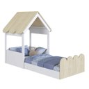 Ver imagem 4 de Cama Infantil Montessoriana em Forma de Casinha sem Colchão Ccm040 Completa Móveis