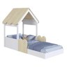 Cama Infantil Montessoriana em Forma de Casinha sem Colchão Ccm040 Completa Móveis - 3