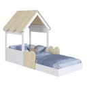 Ver imagem 3 de Cama Infantil Montessoriana em Forma de Casinha sem Colchão Ccm040 Completa Móveis