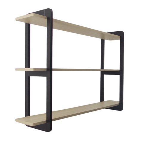 Estante Aérea Narvi Pinus com Preto