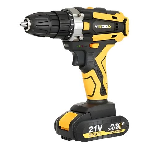 Furadeira Eletrica sem Fio Recarregavel 21v Construção