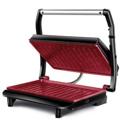 Press Grill Red Ceramic Pg-01-rc 127v/60hz Inox Vermelho - 4