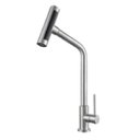 Ver imagem 1 de Torneira de Cozinha para Mesa 4 Jatos em Aço Inox Escovado - 774368 - Stoc