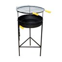 Ver imagem 1 de Churrasqueira Redonda com Grelha e Suporte Fixo 66x42x42cm