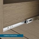 Ver imagem 4 de Cômoda Enseada 04 Gavetas Móveis Rimo - Jequitibá/palha