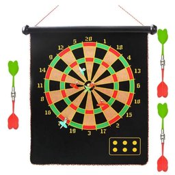 Jogo de Dardos Magnetico Grande Tabuleiro Alvo Dupla Face 38cm com 6 Peças Kit Completo Ima Seguro - 4