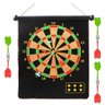 Jogo de Dardos Magnetico Grande Tabuleiro Alvo Dupla Face 38cm com 6 Peças Kit Completo Ima Seguro - 4