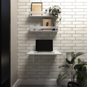 Ver imagem 2 de Kit com 1 Escrivaninha Suspensa 60cm e 2 Prateleiras 