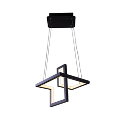 Luminária Pendente Led Moderno Unlimit M2 33W 4000K Luz Neutra Bivolt: Preto - 1