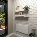 Ver imagem 3 de Conjunto com 1 Escrivaninha Suspensa e 2 Prateleiras 80cm Branco
