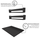 Ver imagem 5 de Kit com 1 Escrivaninha Suspensa 80cm e 2 Prateleiras