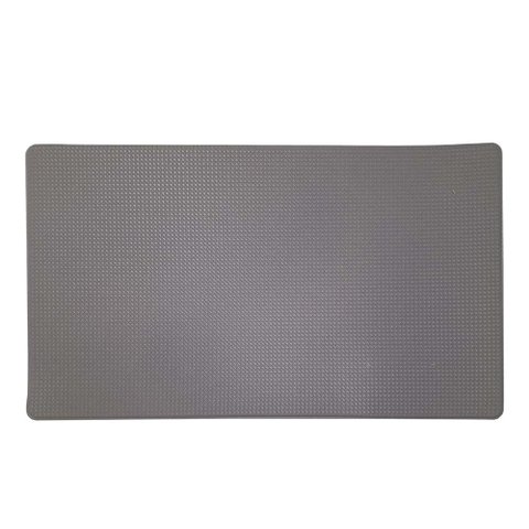 Tapete para Cozinha Premier Liso Cinza 0,46X0,76M - Niazitex