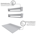 Ver imagem 5 de Kit com 1 Escrivaninha Suspensa 100cm e 2 Prateleiras