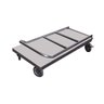 Carro plataforma em aço inox com alça dobrável Therj CPDInox 40cm x 80cm - 2