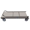 Carro plataforma em aço inox com alça dobrável Therj CPDInox 40cm x 80cm - 4