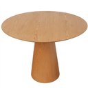 Ver imagem 1 de Mesa de Jantar Cone 100 Cm Base Madeira Freijó Tampo Freijó Rei Das Poltronas