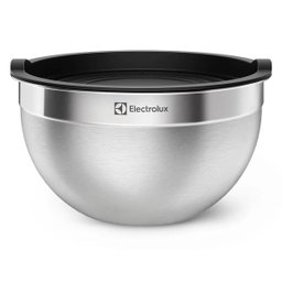 Conjunto de Bowls Tigelas de Inox com Tampa Plástica - 2