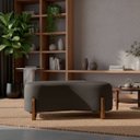 Ver imagem 5 de Banqueta Decorativa Orgânica Puff Thor 100cm para Sala e Quarto Bouclé:marrom