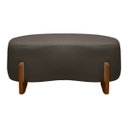 Ver imagem 2 de Banqueta Decorativa Orgânica Puff Thor 100cm para Sala e Quarto Bouclé:marrom