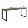 Mesa Para Escritório 190cm Diretor F190 Carvalho Kappesberg - 3