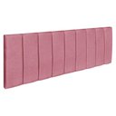 Ver imagem 1 de Cabeceira Painel Solteiro 0,90m Holanda Suede Rosa - Pallazio