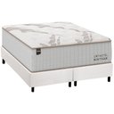 Ver imagem 4 de Cama Box com Colchão Queen Corano White Molas Ensacadas Branco Ortobom 158cm