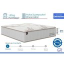 Ver imagem 6 de Cama Box com Colchão Queen Corano White Molas Ensacadas Branco Ortobom 158cm