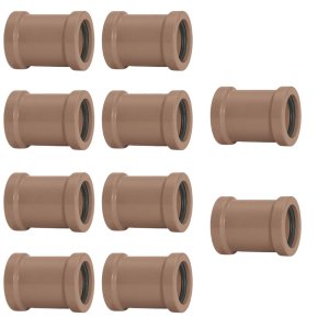 Luva de Correr 32mm Pvc Encanamento Conexão Kit 10 Un