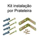 Ver imagem 7 de Kit Rack e Prateleiras Mdf Branco Tx Prtbr022