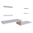 Ver imagem 5 de Kit Rack e Prateleiras Mdf Branco Tx Prtbr022