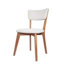 Ver imagem 2 de Kit 4 Cadeiras Sala de Jantar Estofada em Linho - Essência - Linho Cru